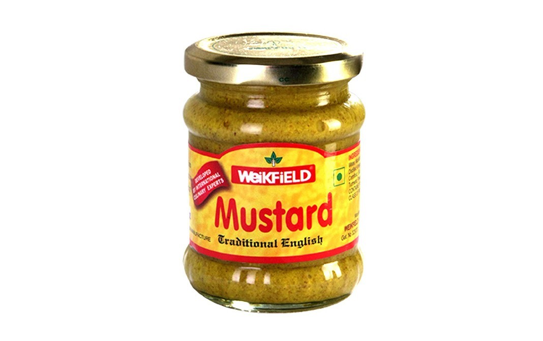 Weikfield Mustard (Traditional English)    Glass Jar  225 grams